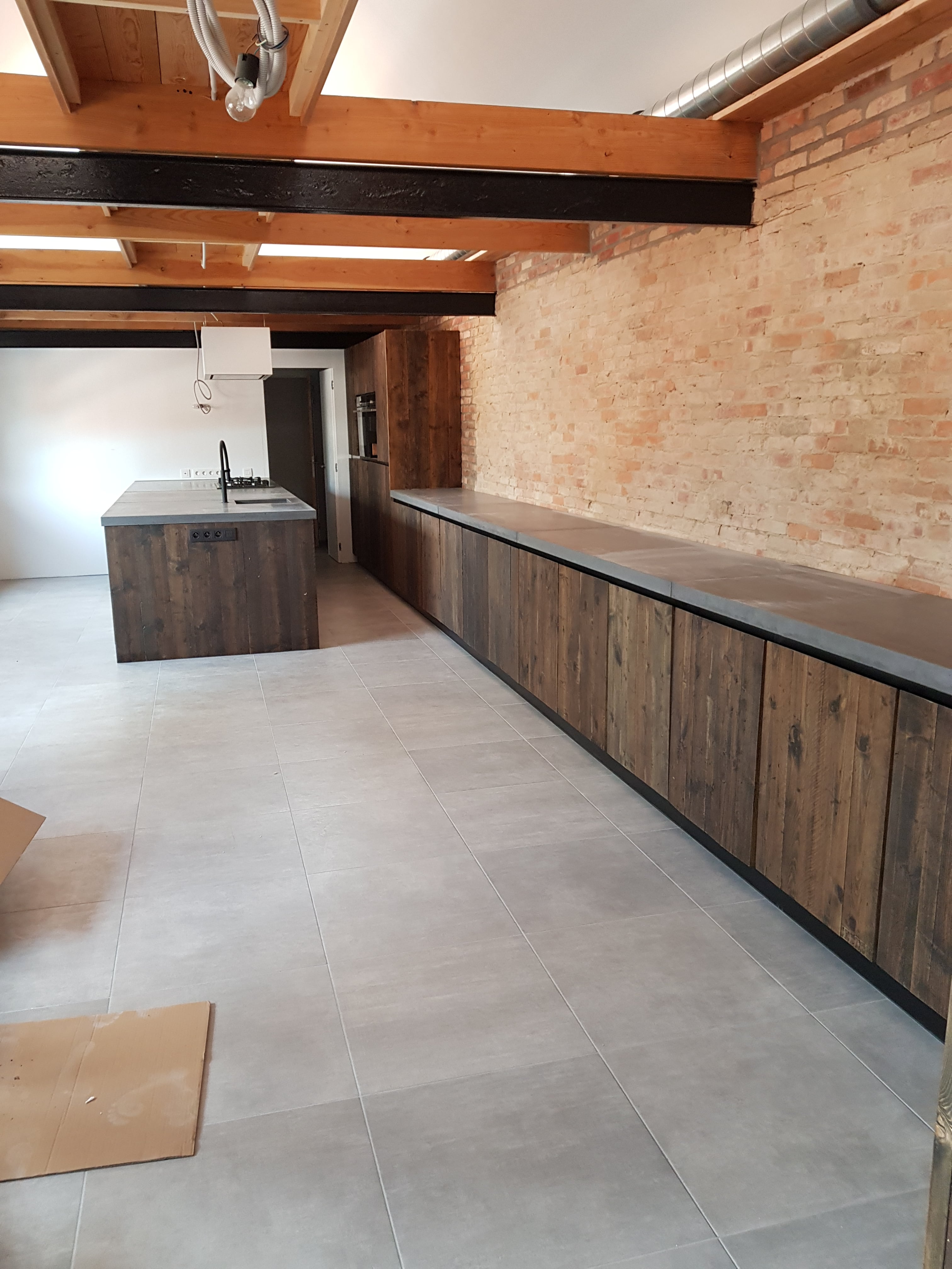 Vertellen dik Verschrikking Keuken in steigerhout | Izegem - T&T Interieur